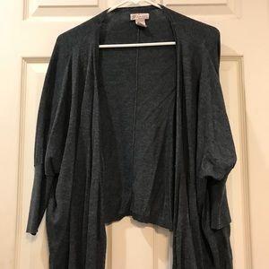 Charcoal grey cardigan
